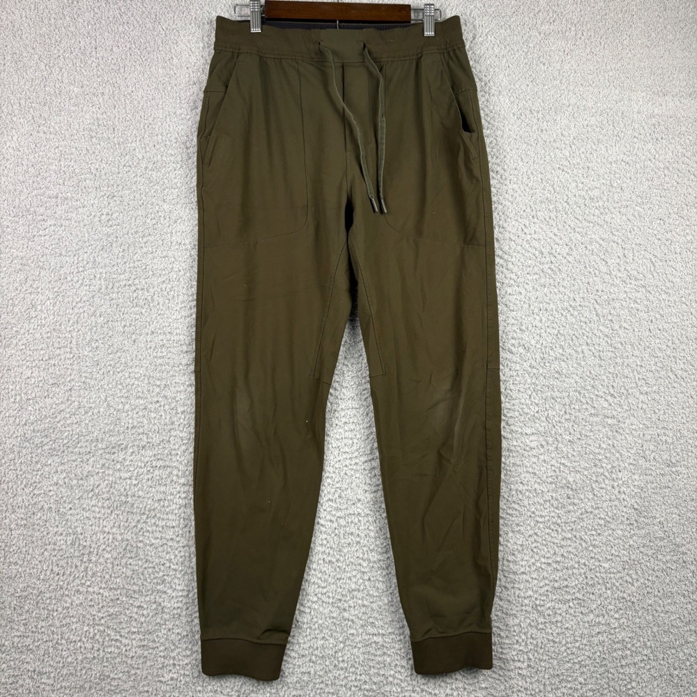 Lululemon Joggers Mens Medium Brown ABC Jogger Warpstreme Stretch Athletic Pants - Picture 1 of 10